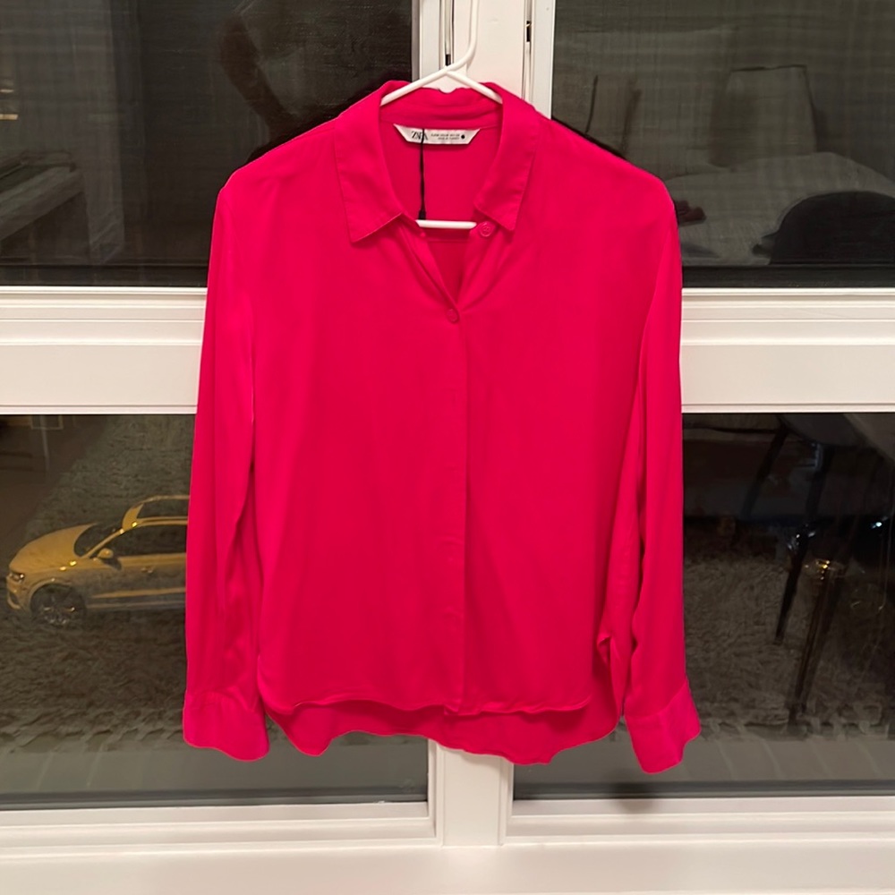Zara silk blouse